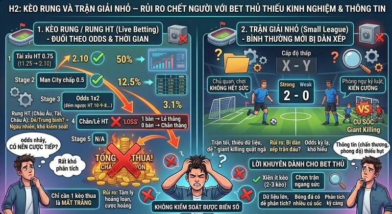 những loại kèo nào không nên cá độ